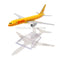 DHL airplane model toy diecast Boeing 757 Cargo plane